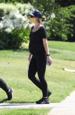 Pregnant KATHERINE SCHWARZENEGGER Out with a Friend in Santa Monica 06/13/2020