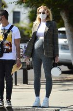 Pregnant SOPHIE TURNER and Joe Jonas Out in Los Angeles 06/17/2020