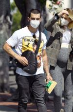 Pregnant SOPHIE TURNER and Joe Jonas Out in Los Angeles 06/17/2020