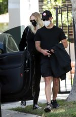 Pregnant SOPHIE TURNER and Joe Jonas Out in Los Angeles 06/20/2020