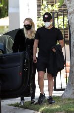 Pregnant SOPHIE TURNER and Joe Jonas Out in Los Angeles 06/20/2020