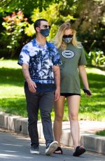 Pregnant SOPHIE TURNER and Joe Jonas Out in Los Angeles 06/24/2020