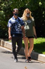 Pregnant SOPHIE TURNER and Joe Jonas Out in Los Angeles 06/24/2020