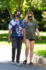 Pregnant SOPHIE TURNER and Joe Jonas Out in Los Angeles 06/24/2020