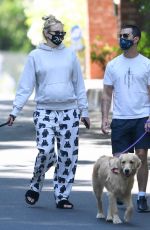 Pregnant SOPHIE TURNER and Joe Jonas Out with Their Dogs in Los Angeles 06/22/2020