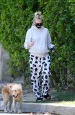 Pregnant SOPHIE TURNER and Joe Jonas Out with Their Dogs in Los Angeles 06/22/2020