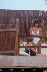 RACHEL COOK in Swimsuit at a Beach in Tulum 06/17/2020