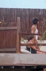 RACHEL COOK in Swimsuit at a Beach in Tulum 06/17/2020