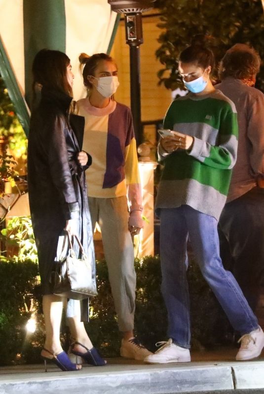 RAINEY and MARGARET QUALLEY and CARA DELEVINGNE at Chateau Marmont in West Hollywood 06/24/2020