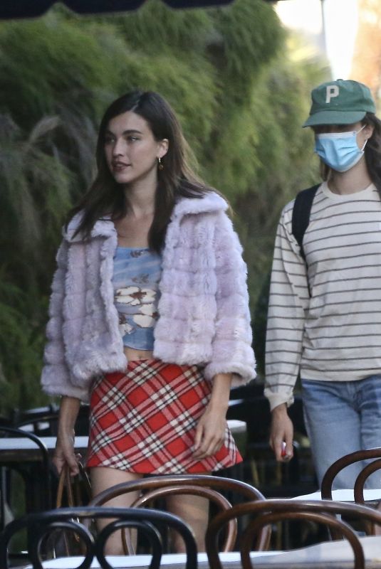 RAINEY and MARGARET QUALLEY and MADELAINE PETSCH Out for Dinner in West Hollywood 06/13/2020