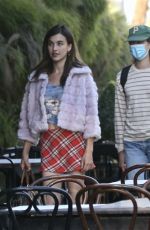 RAINEY and MARGARET QUALLEY and MADELAINE PETSCH Out for Dinner in West Hollywood 06/13/2020
