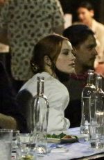 RAINEY and MARGARET QUALLEY and MADELAINE PETSCH Out for Dinner in West Hollywood 06/13/2020
