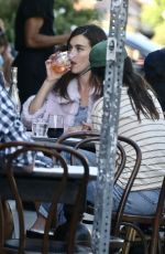 RAINEY and MARGARET QUALLEY and MADELAINE PETSCH Out for Dinner in West Hollywood 06/13/2020
