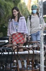RAINEY and MARGARET QUALLEY and MADELAINE PETSCH Out for Dinner in West Hollywood 06/13/2020