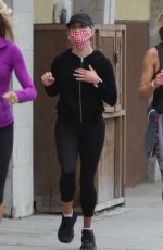 REESE WITHERSPOON Out Jogging in Los Angeles 06/18/2020