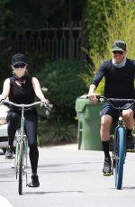 REESE WITHERSPOON Out Riding a Bike in Malibu 06/12/2020