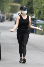 REESE WITHERSPOON Out with Her Yoga Instructor in Brentwood 06/23/2020