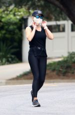 REESE WITHERSPOON Out with Her Yoga Instructor in Brentwood 06/23/2020