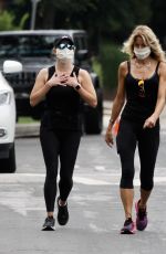 REESE WITHERSPOON Out with Her Yoga Instructor in Brentwood 06/23/2020