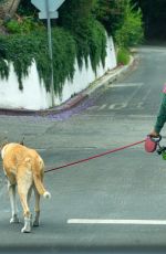 REGINA KING Out with Her Dog in Los Angeles 06/05/2020