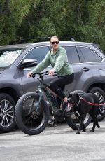 ROBIN WRIGHT Out Riding a Bike in Brentwood 06/02/2020