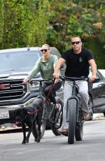 ROBIN WRIGHT Out Riding a Bike in Brentwood 06/02/2020