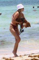 ROOSMARIJN DE KOK in Bikini at a Beach in Miami 06/10/2020