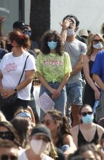 RUMER WILLIS at BLM Rally in West Hollywood 06/19/2020