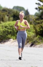 SAILOR BRINKLEY Out Jogging in East Hampton 05/30/2020