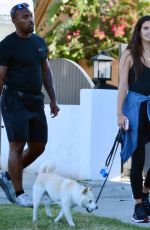 SARA SAMPAIO Out with Her Dog Kyta in Los Angeles 06/07/2020
