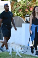 SARA SAMPAIO Out with Her Dog Kyta in Los Angeles 06/07/2020