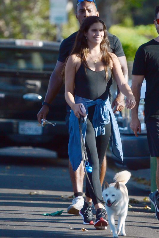 SARA SAMPAIO Out with Her Dog Kyta in Los Angeles 06/07/2020
