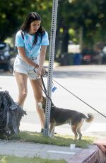 SARA SAMPAIO Out with Her Dogs in Los Angeles 06/04/2020