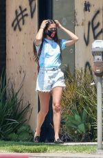 SARA SAMPAIO Out with Her Dogs in Los Angeles 06/04/2020