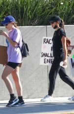 SARA SAMPIAO and JULIANA HERZ Heading to Protest in Los Angeles 06/06/2020
