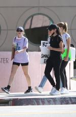 SARA SAMPIAO and JULIANA HERZ Heading to Protest in Los Angeles 06/06/2020