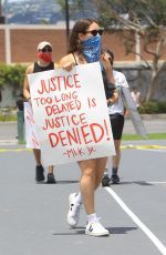 SARAH SUTHERLAND at a Protest in West Hollywood 06/06/2020