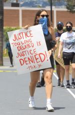 SARAH SUTHERLAND at a Protest in West Hollywood 06/06/2020