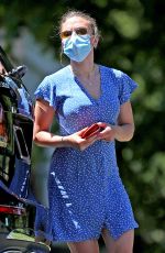 SCARLETT JOHANSSON Cleaning Her Car Out in New York 06/08/2020