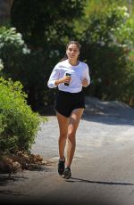 SHANINA SHAIK Out Jogging 06/02/2020