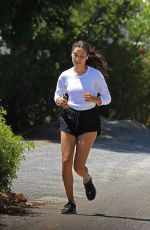 SHANINA SHAIK Out Jogging 06/02/2020