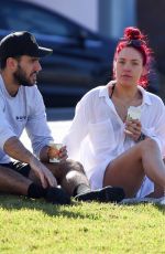 SHARNA BURGESS Relaxing at Bondi Beach 05/29/2020