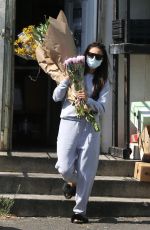 SHAY MITCHELL Buy Flowers Out in West Hollywood 06/17/2020