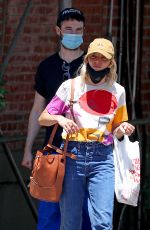 SIENNA MILLER and Tom Sturridge Out in New York 06/23/2020