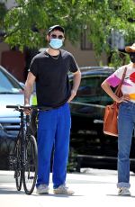 SIENNA MILLER and Tom Sturridge Out in New York 06/23/2020