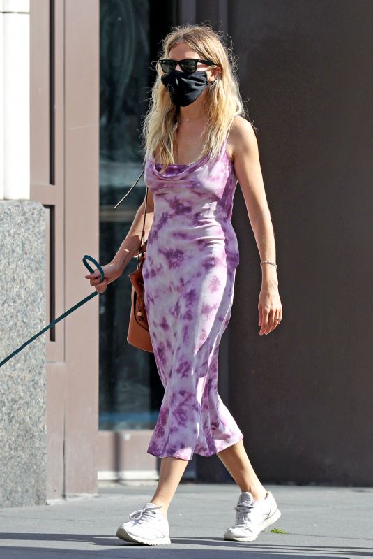 SIENNA MILLER Out and About in New York 06/18/2020