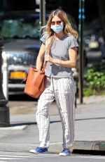 SIENNA MILLER Out in New York 06/12/2020