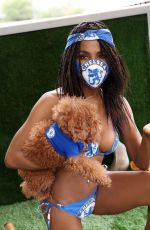 SINITTA in Chelsea FC Themed Trikini 06/16/2020