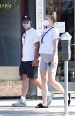SOPHIE TURNER and Joe Jonas Out in Los Angeles 06/21/2020