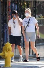SOPHIE TURNER and Joe Jonas Out in Los Angeles 06/21/2020